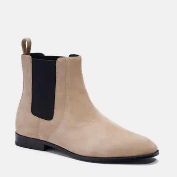 NWT COACH GRAHAM CHELSEA MEN BOOTS - Picture 1 of 8